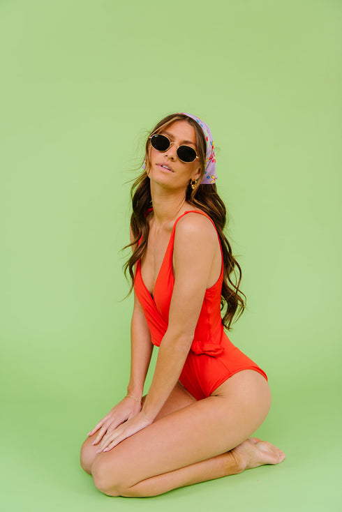 Poppy One Piece // Red