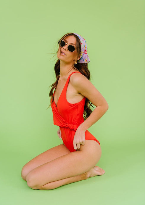 Poppy One Piece // Red
