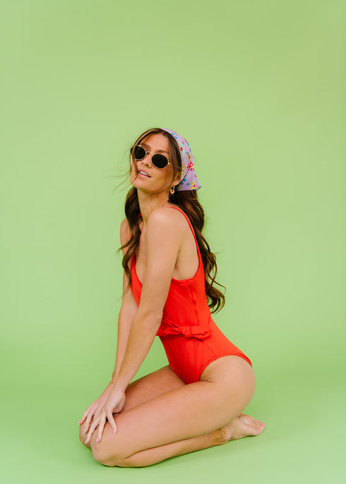 Poppy One Piece // Red