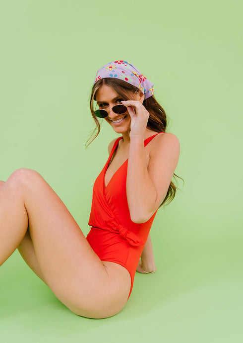 Poppy One Piece // Red