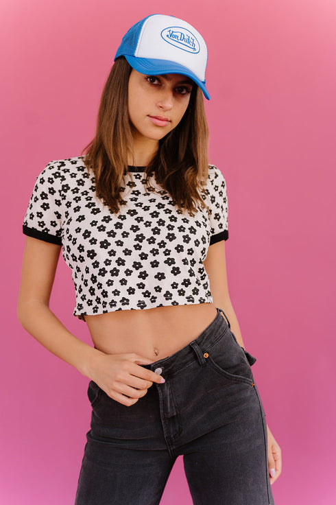 Electric Bloom Top // Bone