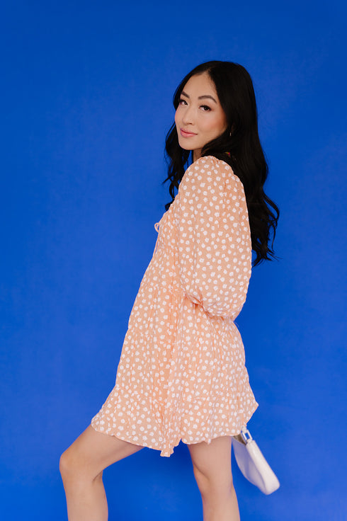 Love Club Dress// Peach