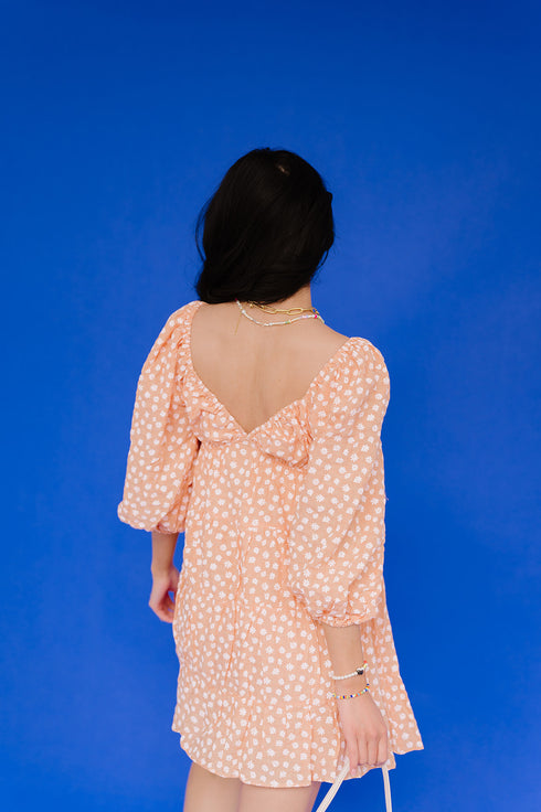 Love Club Dress// Peach