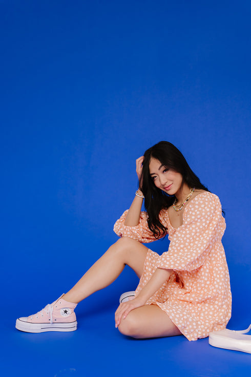 Love Club Dress// Peach