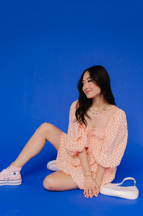 Love Club Dress// Peach