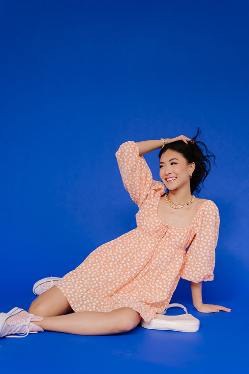 Love Club Dress// Peach