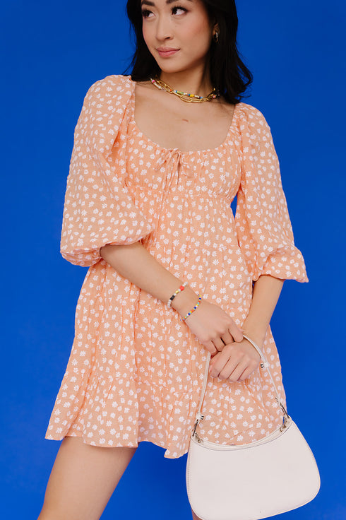 Love Club Dress// Peach