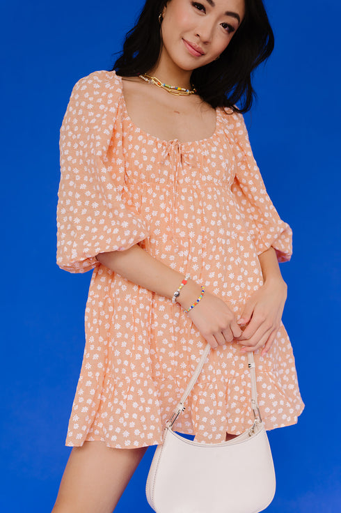 Love Club Dress// Peach