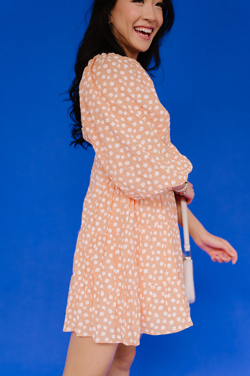 Love Club Dress// Peach