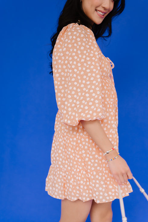 Love Club Dress// Peach