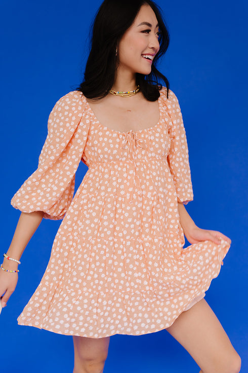 Love Club Dress// Peach