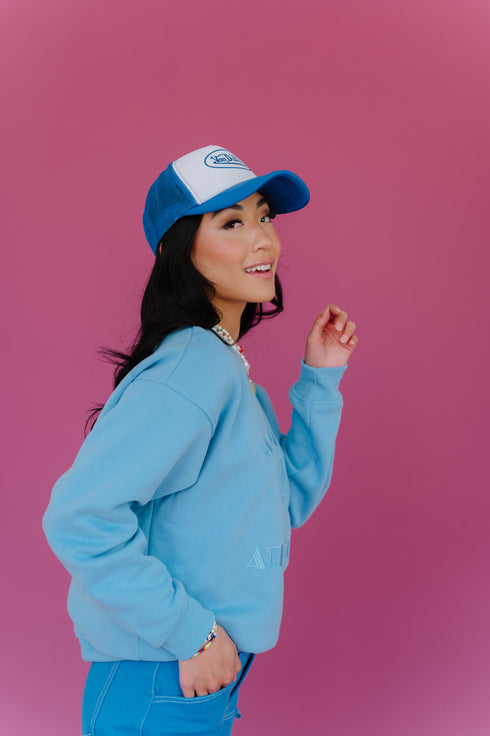 Mali-boo Babe Pullover// Blue
