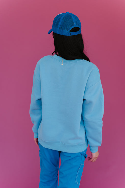 Mali-boo Babe Pullover// Blue