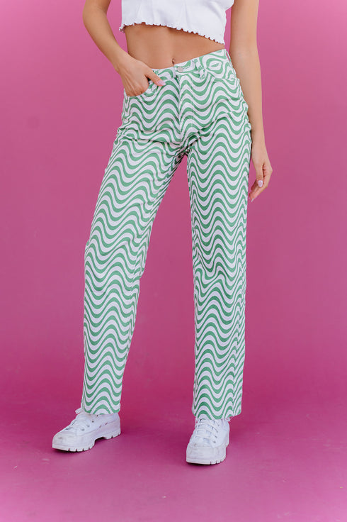 Same Wave Pants // Pistachio