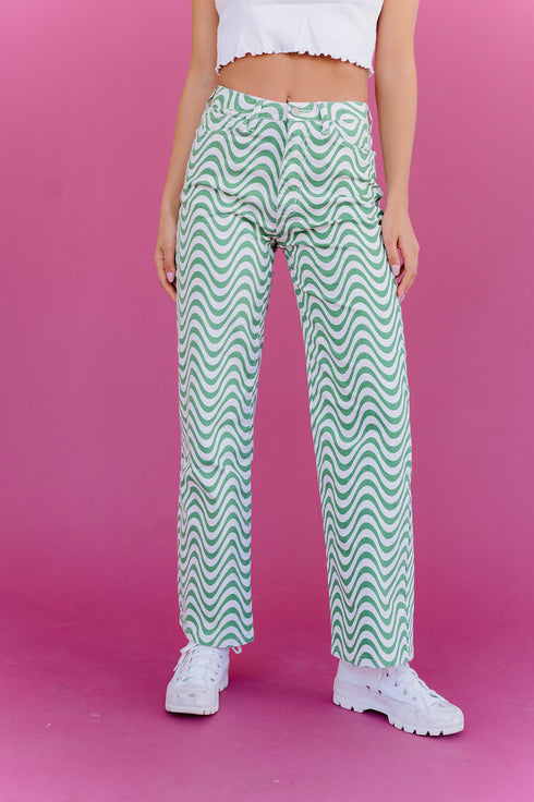 Same Wave Pants // Pistachio