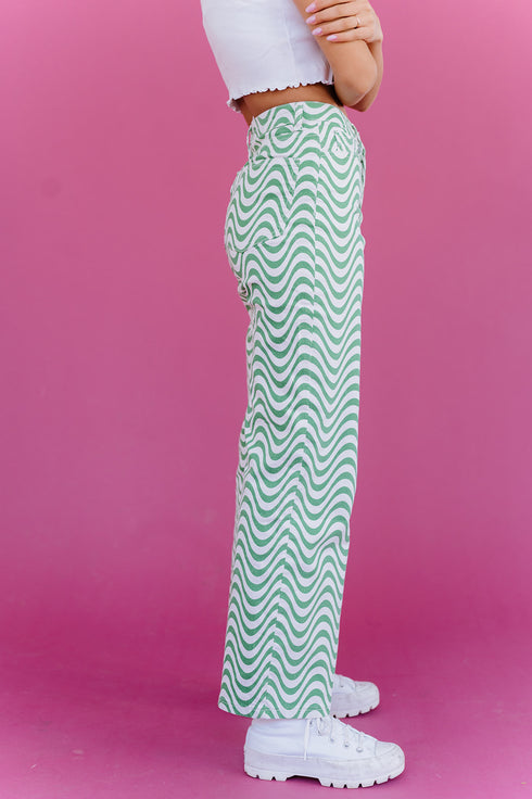 Same Wave Pants // Pistachio