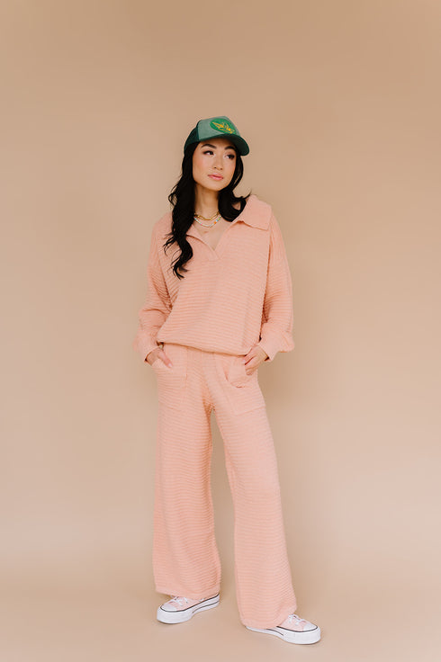 Dream State Knit Set // Blush