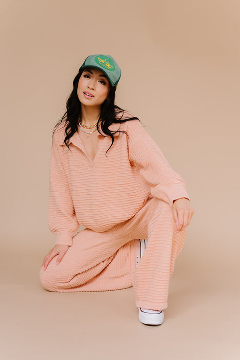 Dream State Knit Set // Blush