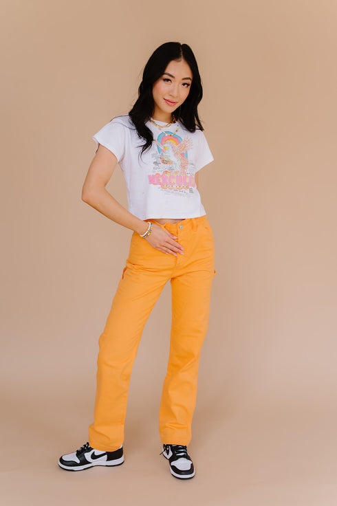 Deja Vu Cargo Pant// Tangerine