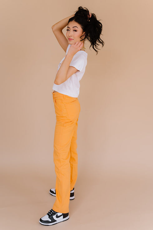 Deja Vu Cargo Pant// Tangerine