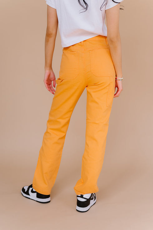 Deja Vu Cargo Pant// Tangerine