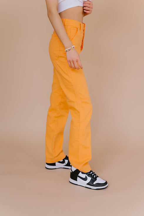 Deja Vu Cargo Pant// Tangerine