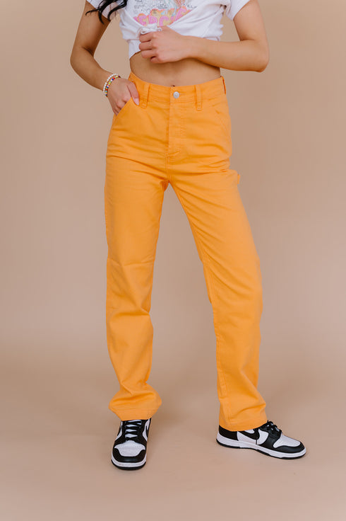 Deja Vu Cargo Pant// Tangerine