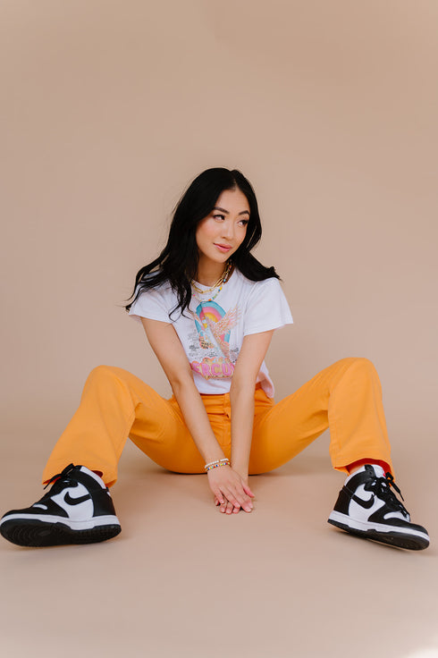 Deja Vu Cargo Pant// Tangerine