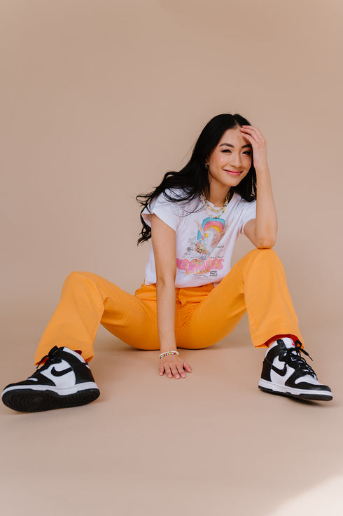 Deja Vu Cargo Pant// Tangerine