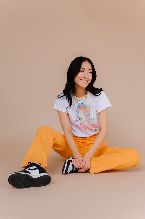 Deja Vu Cargo Pant// Tangerine