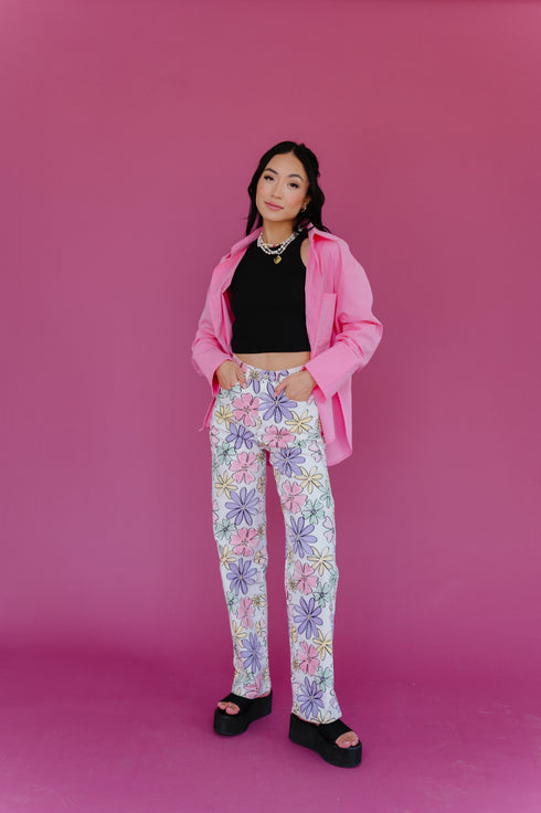 Sunset Lovers Top// Pink