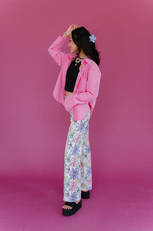 Sunset Lovers Top// Pink