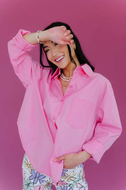 Sunset Lovers Top// Pink