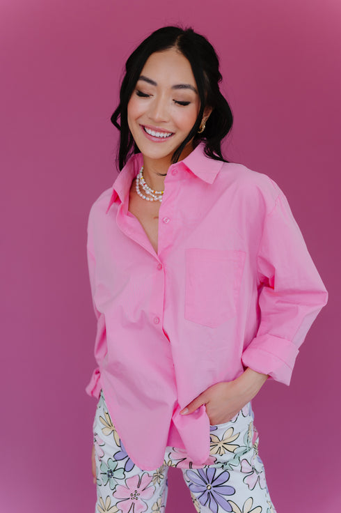 Sunset Lovers Top// Pink