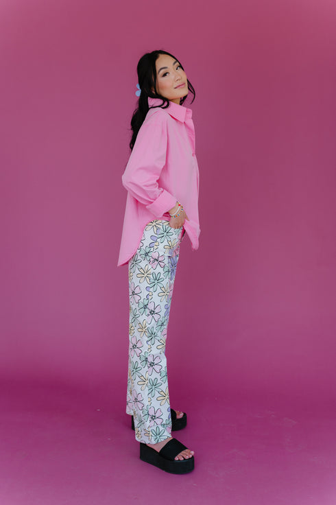 Sunset Lovers Top// Pink