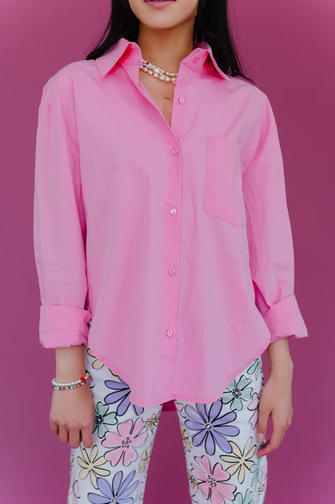 Sunset Lovers Top// Pink