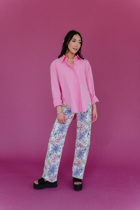 Sunset Lovers Top// Pink