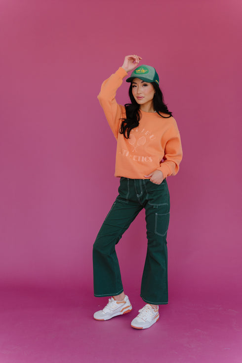 Mali-boo Babe Pullover// Peach