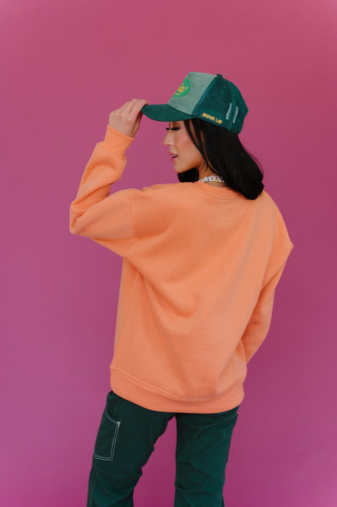 Mali-boo Babe Pullover// Peach