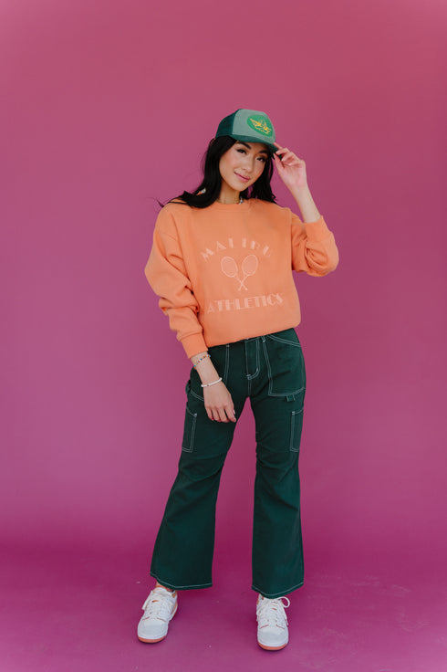 Mali-boo Babe Pullover// Peach