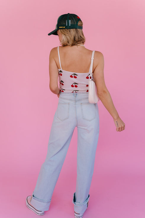 Cherry Bomb Tank// Ivory