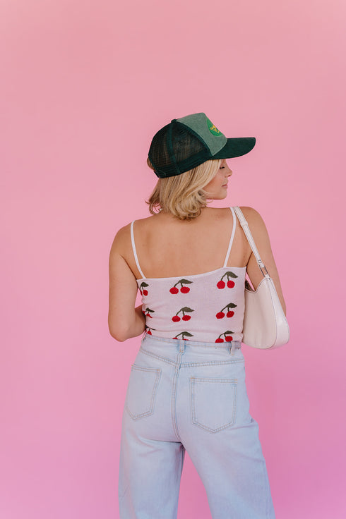 Cherry Bomb Tank// Ivory