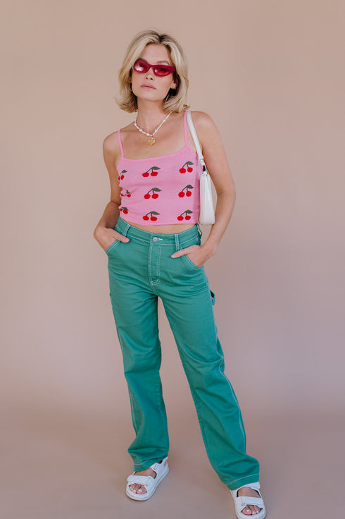 Cherry Bomb Tank// Pink