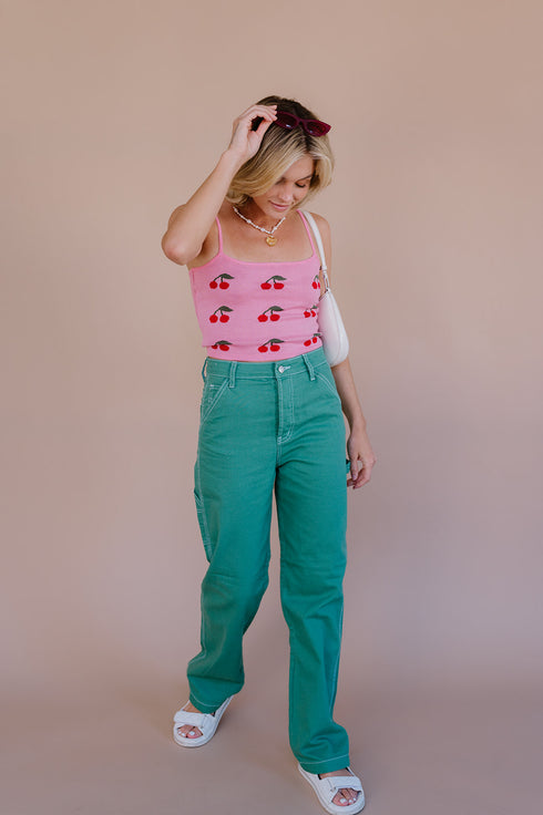 Cherry Bomb Tank// Pink
