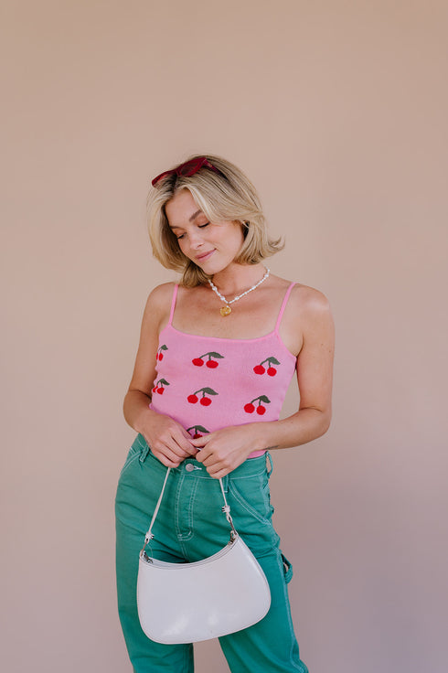 Cherry Bomb Tank// Pink