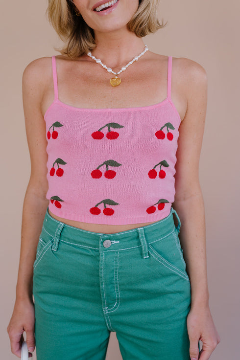 Cherry Bomb Tank// Pink