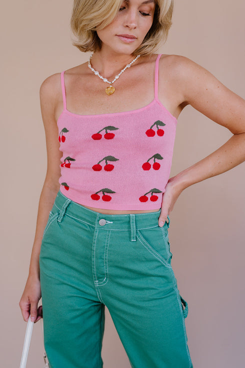 Cherry Bomb Tank// Pink