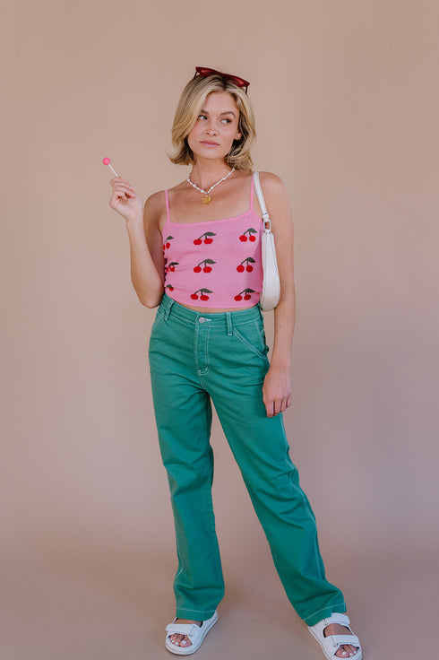 Cherry Bomb Tank// Pink