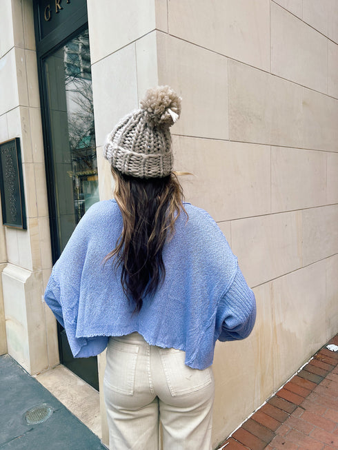 Lazy Love Top// Blue