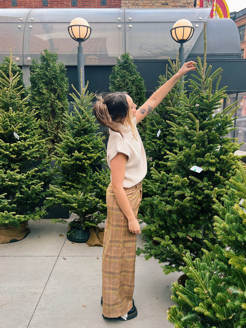 In Vogue Checked Pant